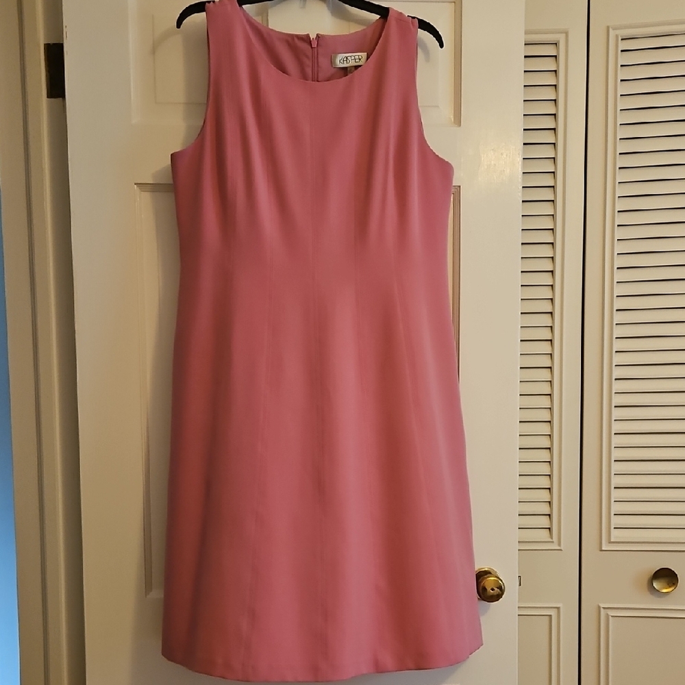 Kasper Pink Mini Dress with Chic Design - Picture 1 of 6